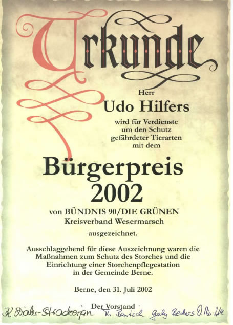 &copy; Storchenpflegestation Wesermarsch